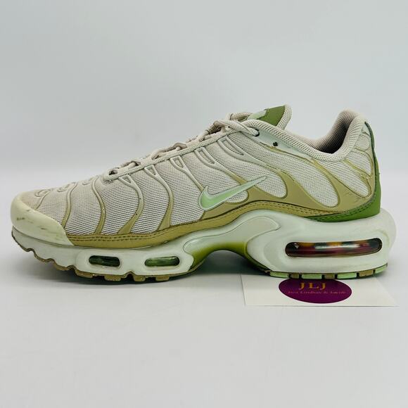 Nike Women's Air Max Plus 'Light Bone Honeydew Alligator' DX8954-001 Size 7.5 - Picture 9 of 12